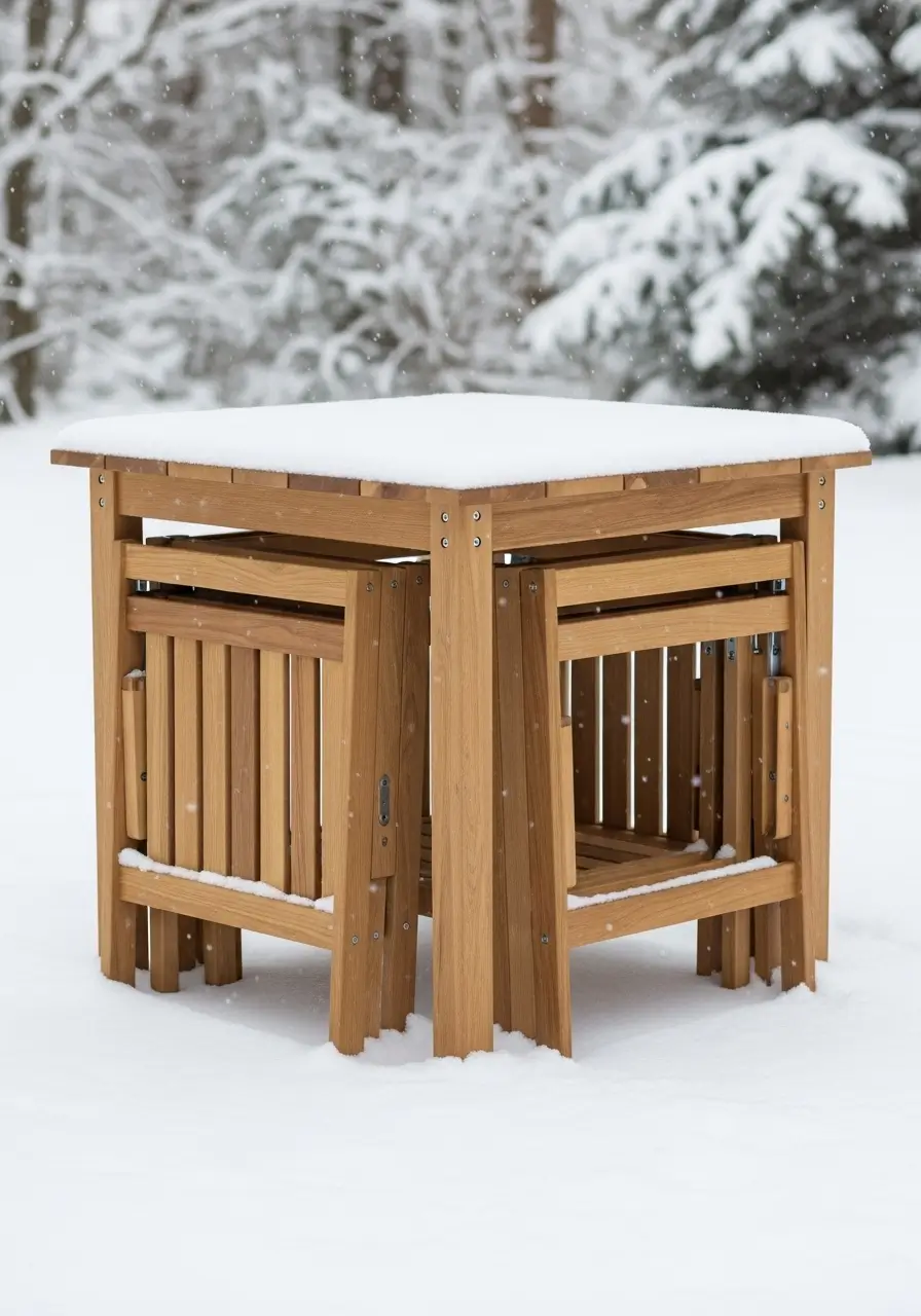 Cold and Snowy Regions- Outdoor Patio Furniture