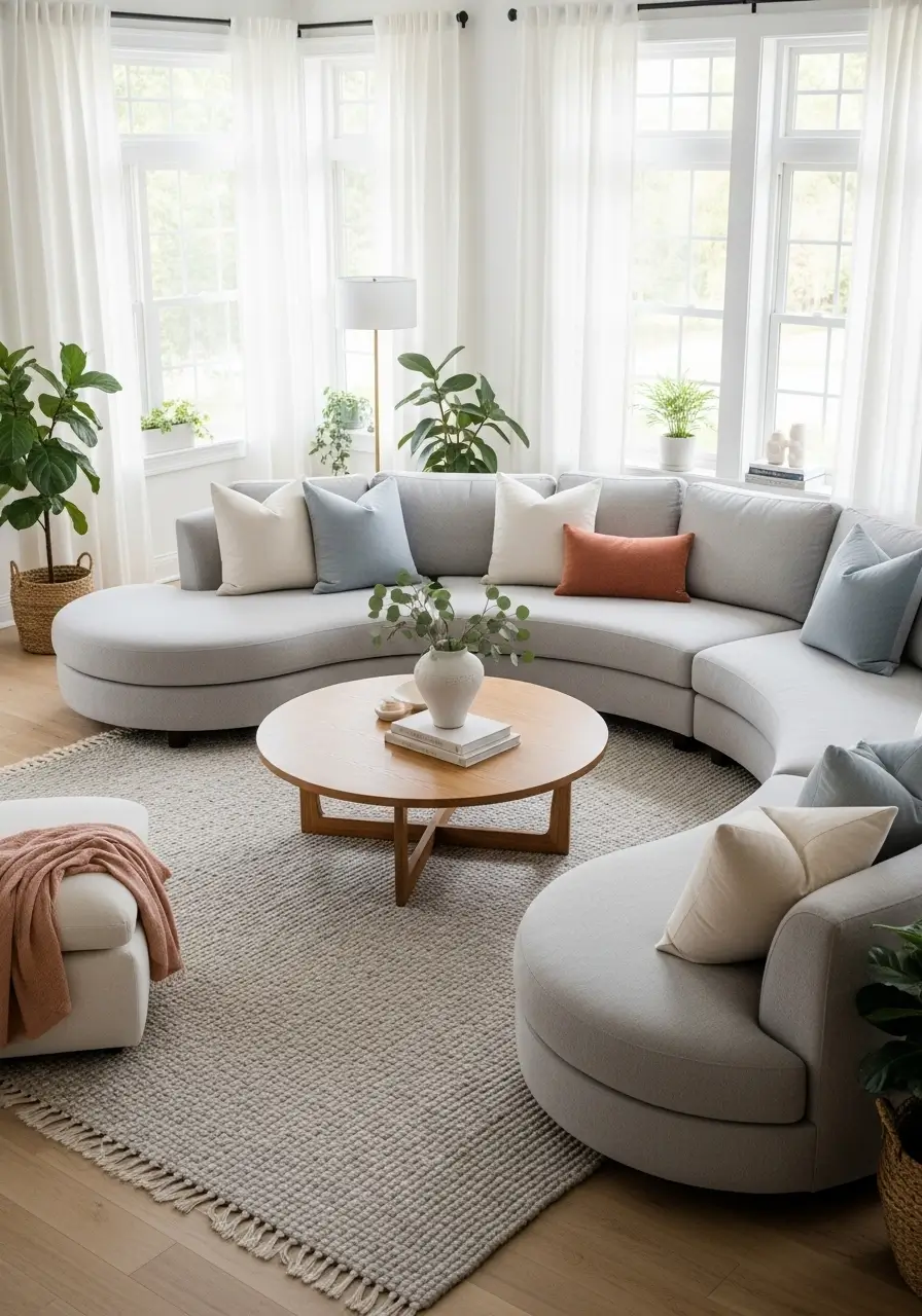 Curved Sectionals- Sophisticated Flow