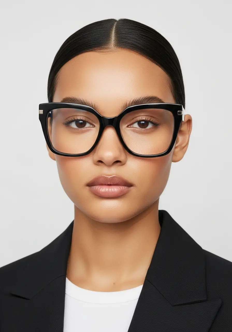 Geometric Thick-Rimmed Frames