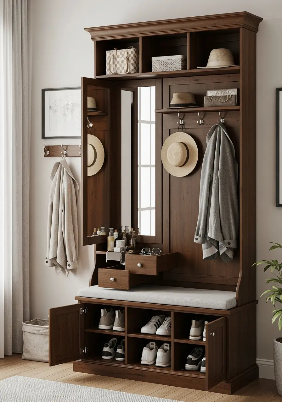 Hall Trees- The Classic All-in-One Solution