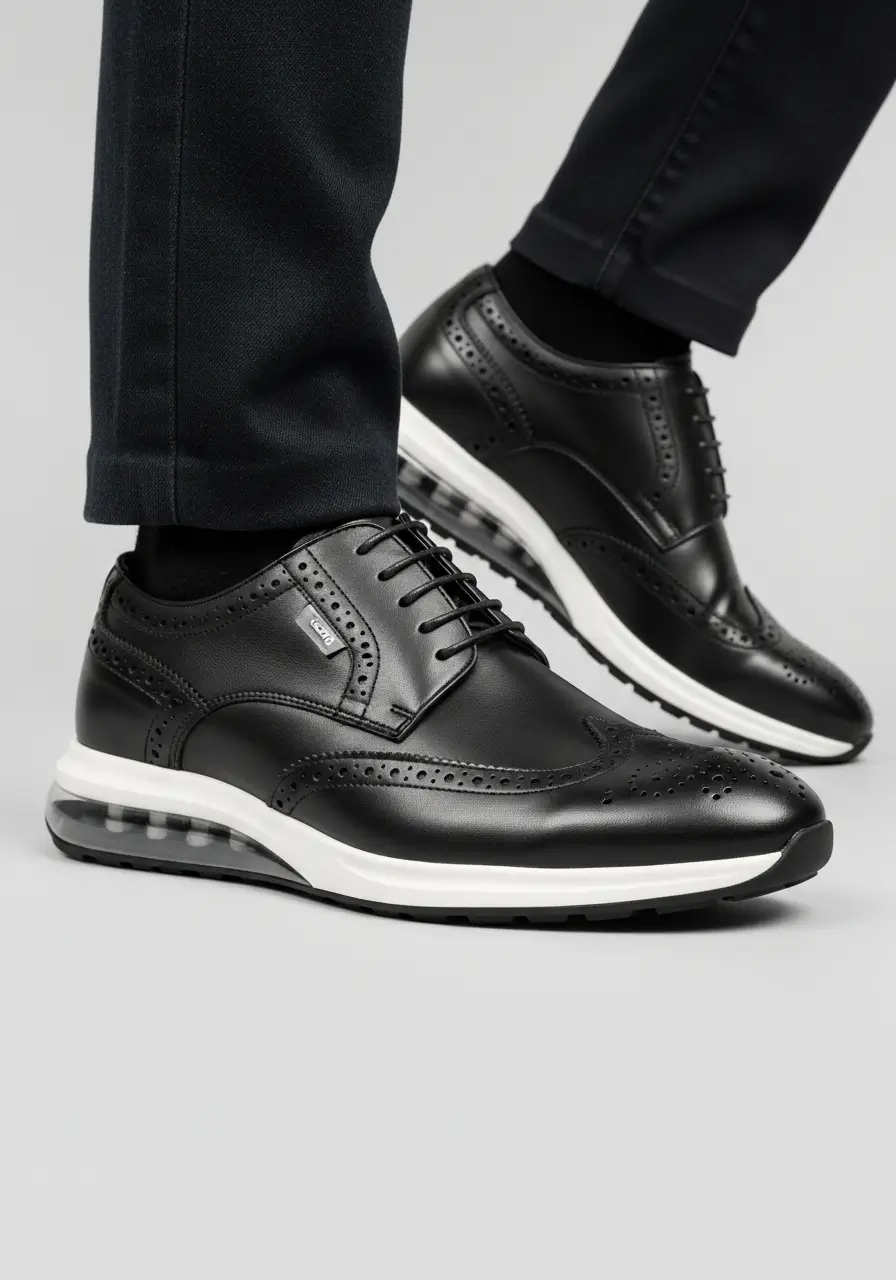 Modern Brogues with Hybrid Soles