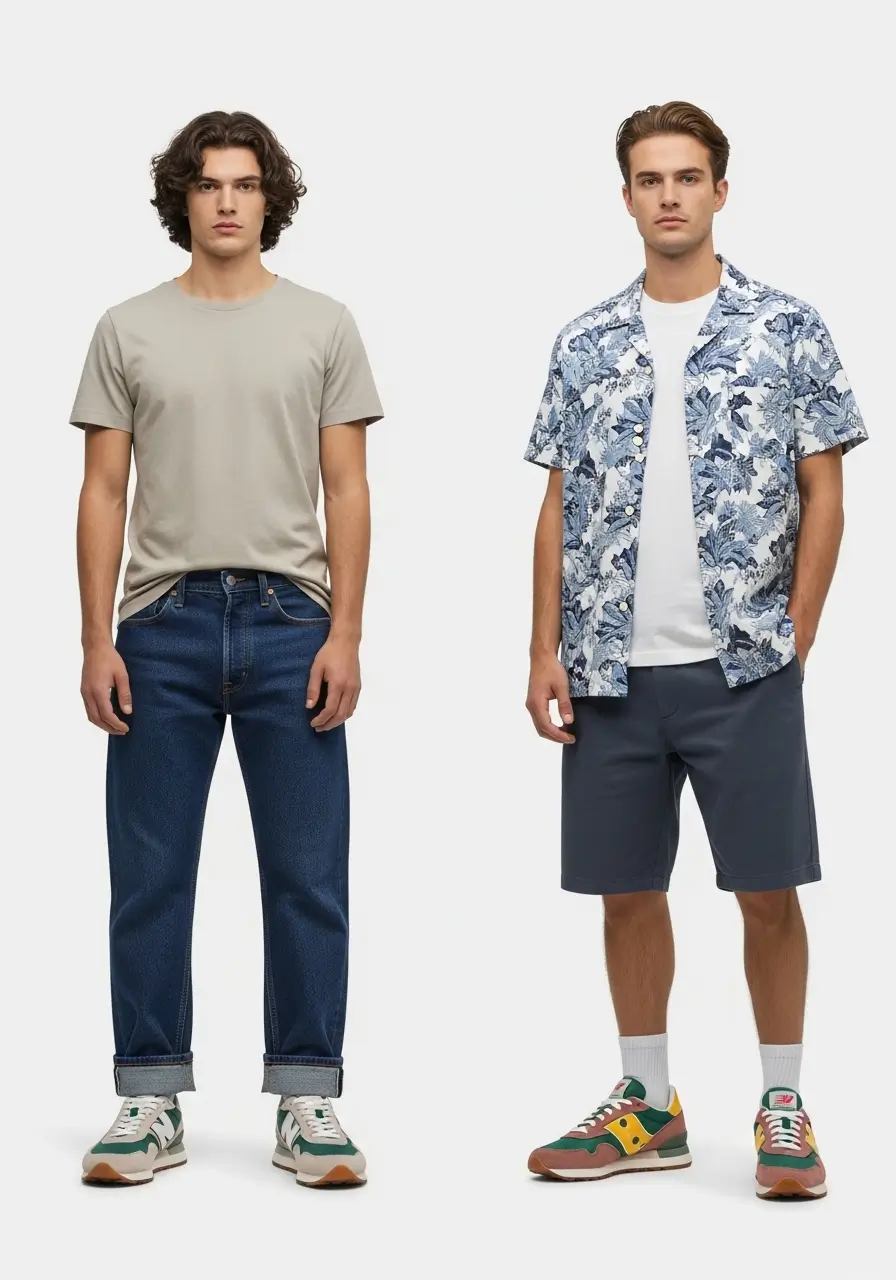 Retro-Inspired Running Sneakers