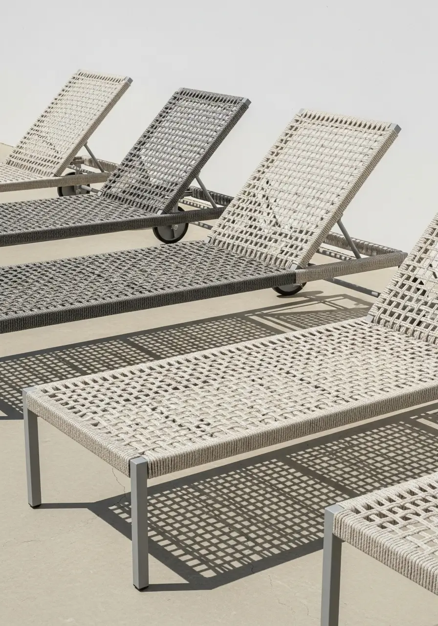 Rope-Wrapped Loungers