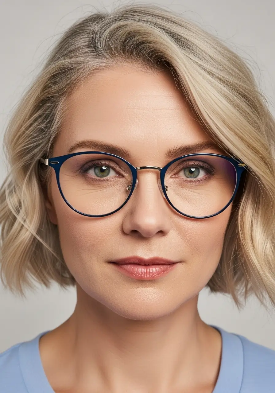 Round Vintage-Inspired Glasses