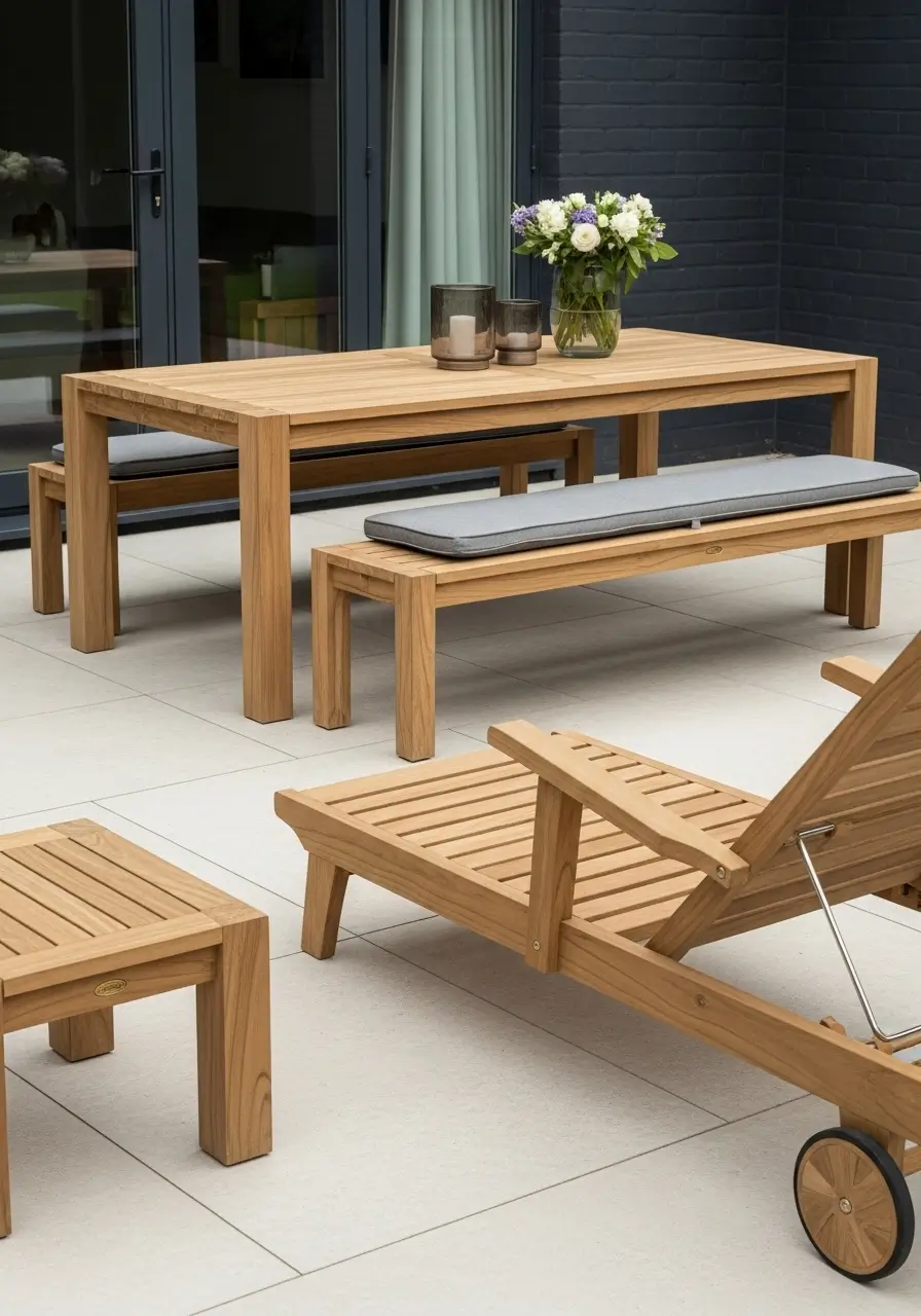 Teak Wood Contemporary Pieces