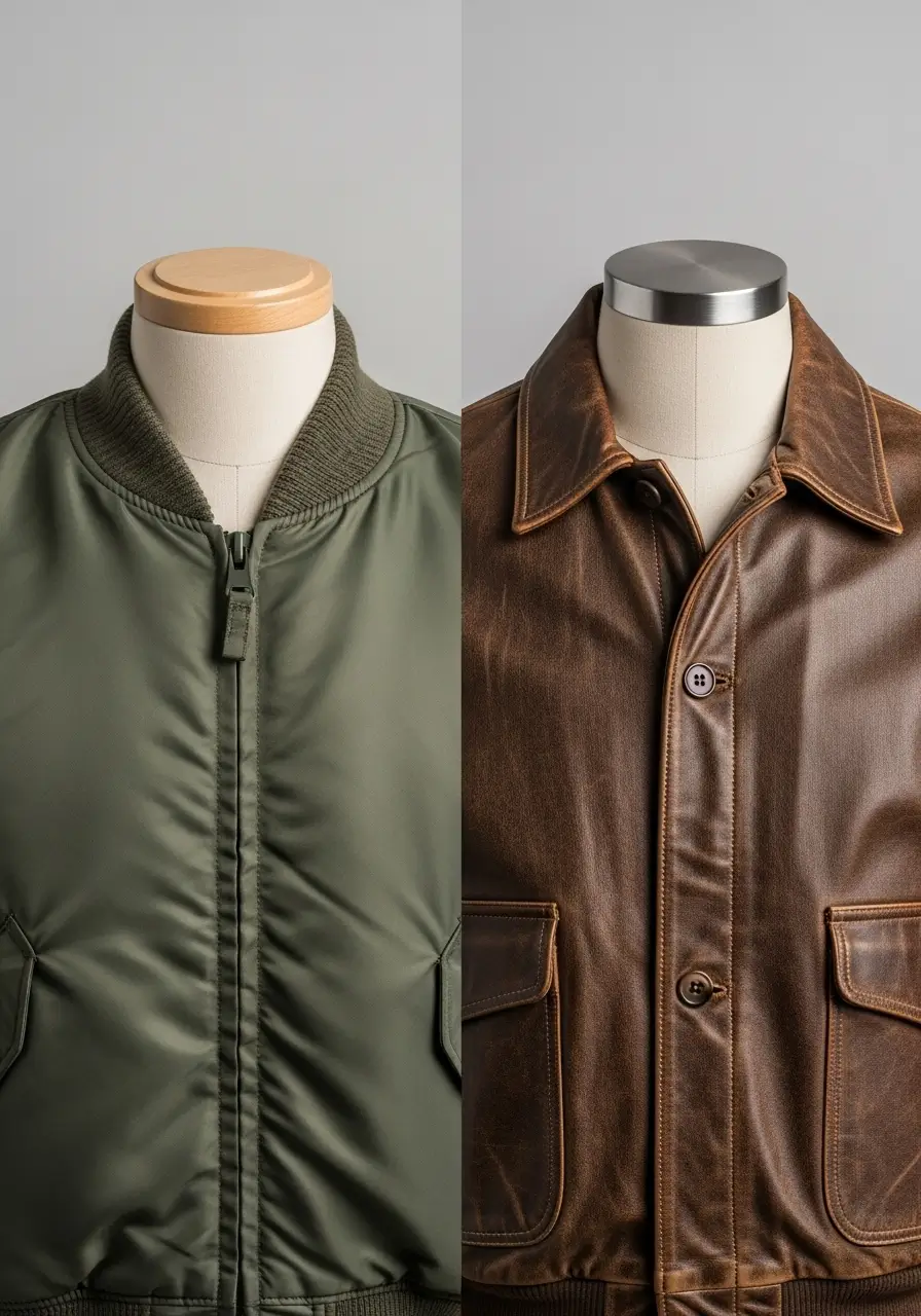 Bomber Jacket Styles- Collar Style