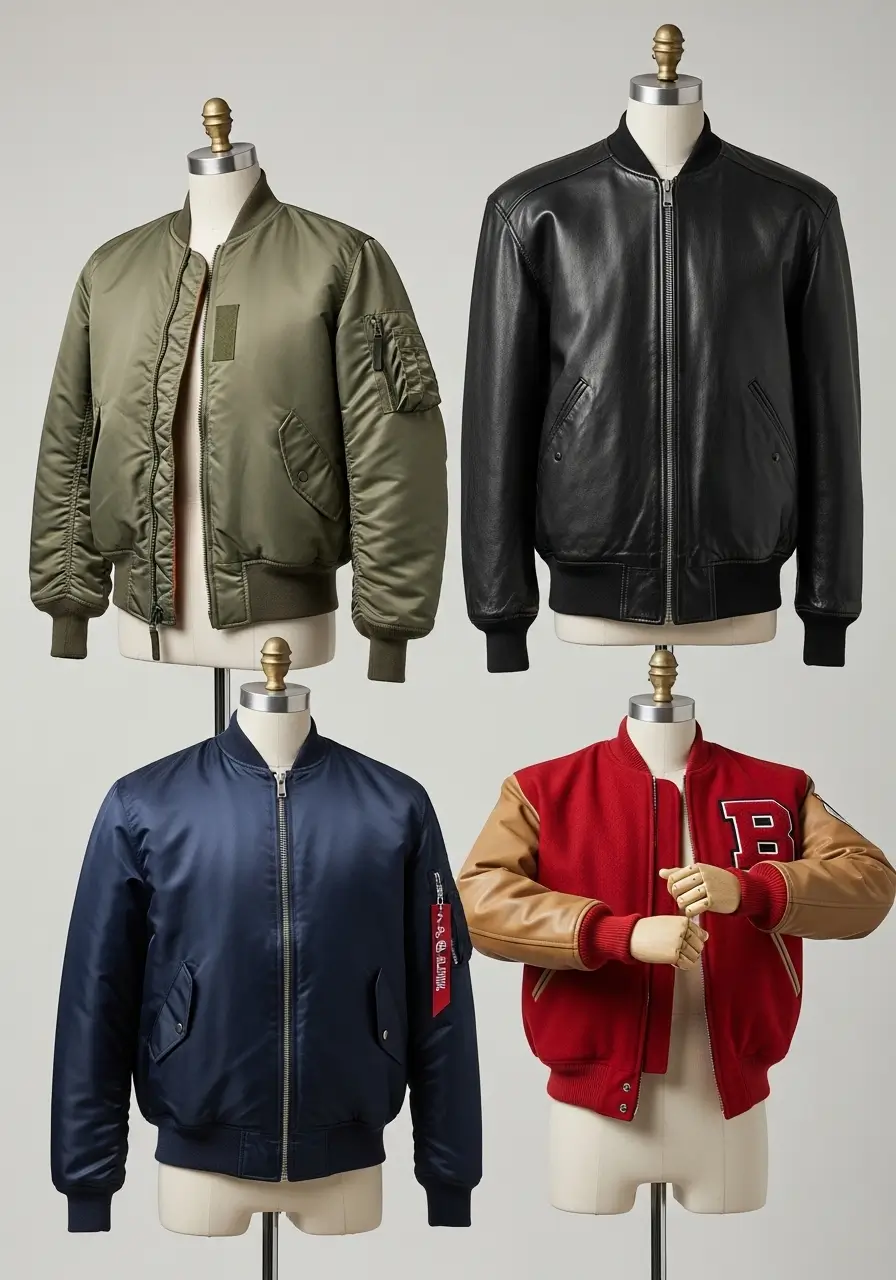 Bomber Jacket Styles- shoulder