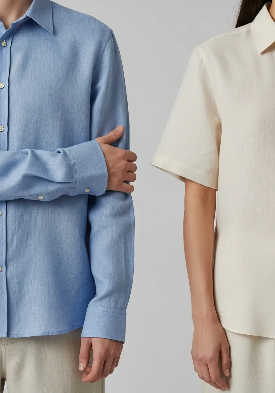 Clothing Linen Shirt- Sleeve Length