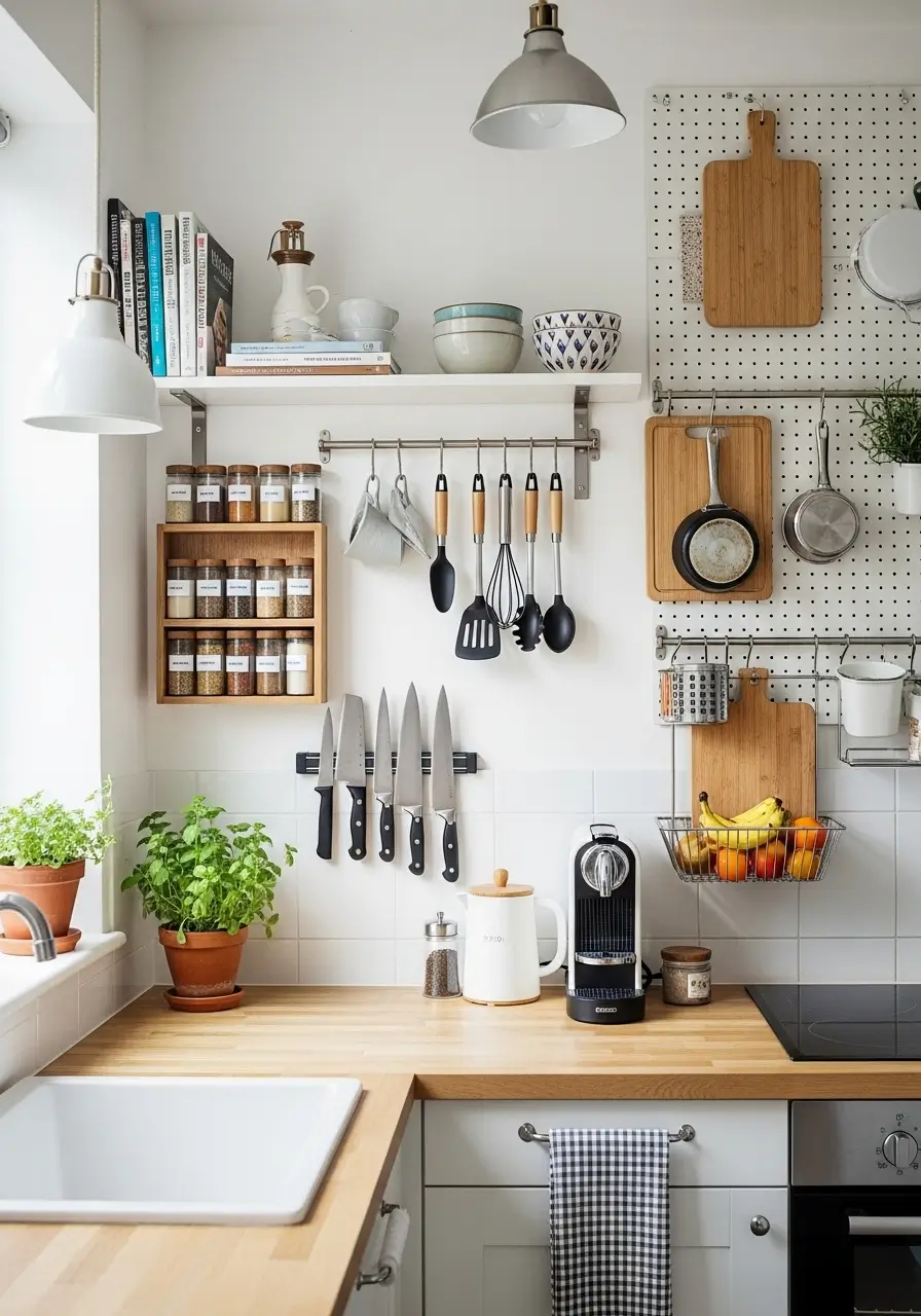 Counter Space and Wall Storage Strategies