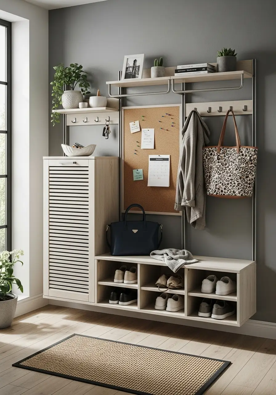 Creating a Functional Entryway Storage System