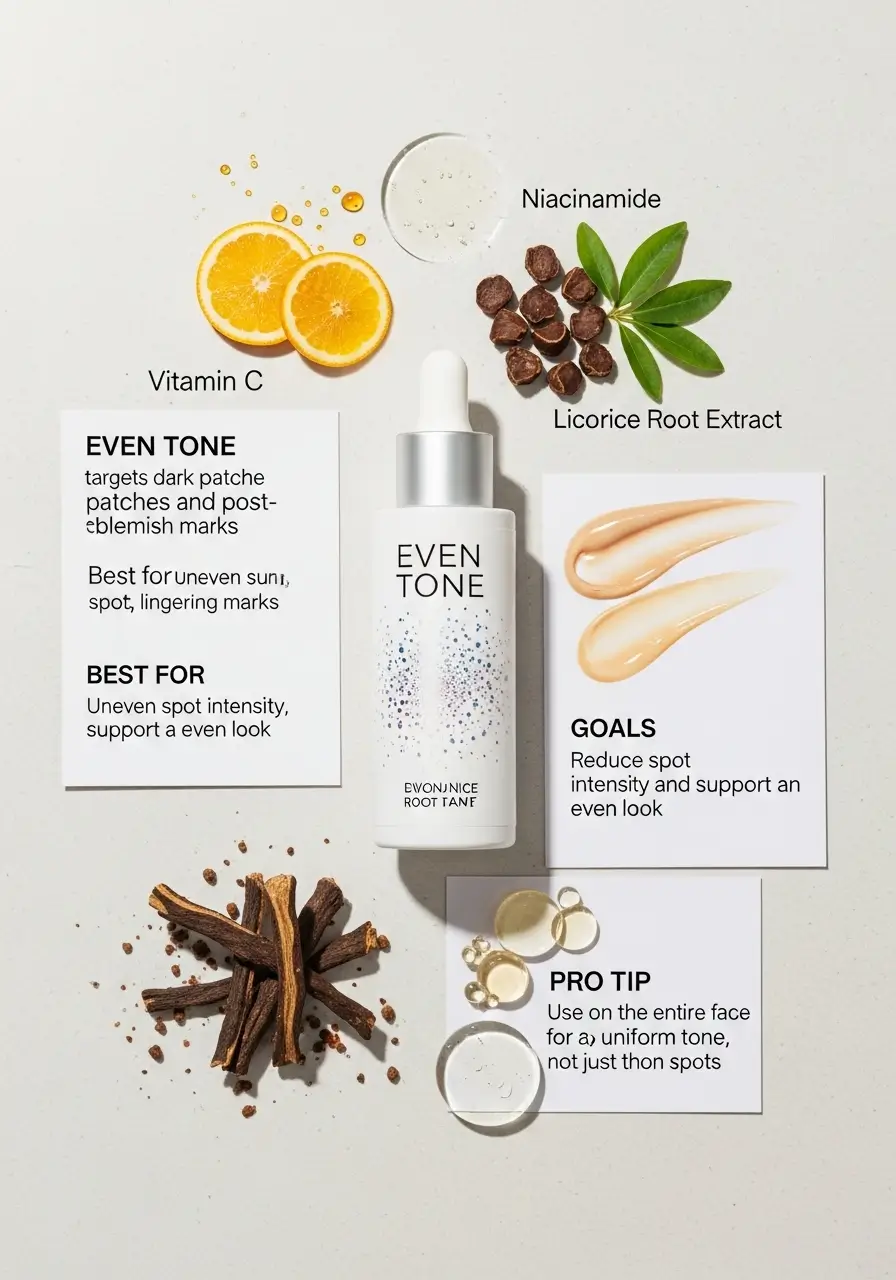 Even Tone- Support for Dark Spots and Clarity