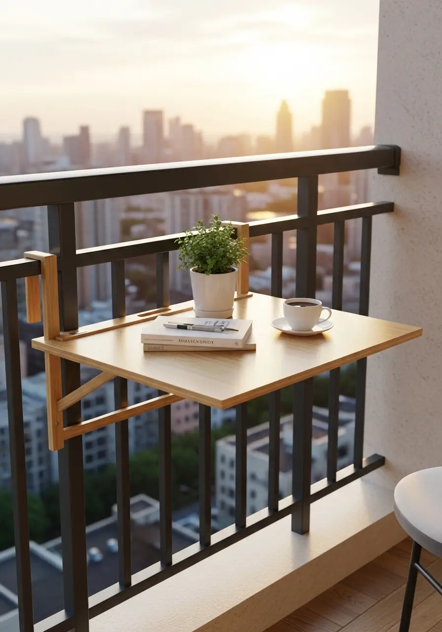 Folding Wall-Mounted Tables