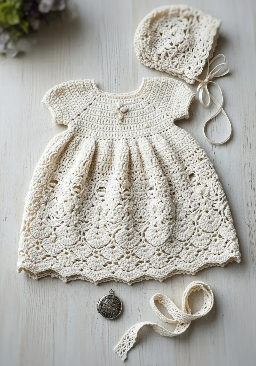 Lacy Christening Gown