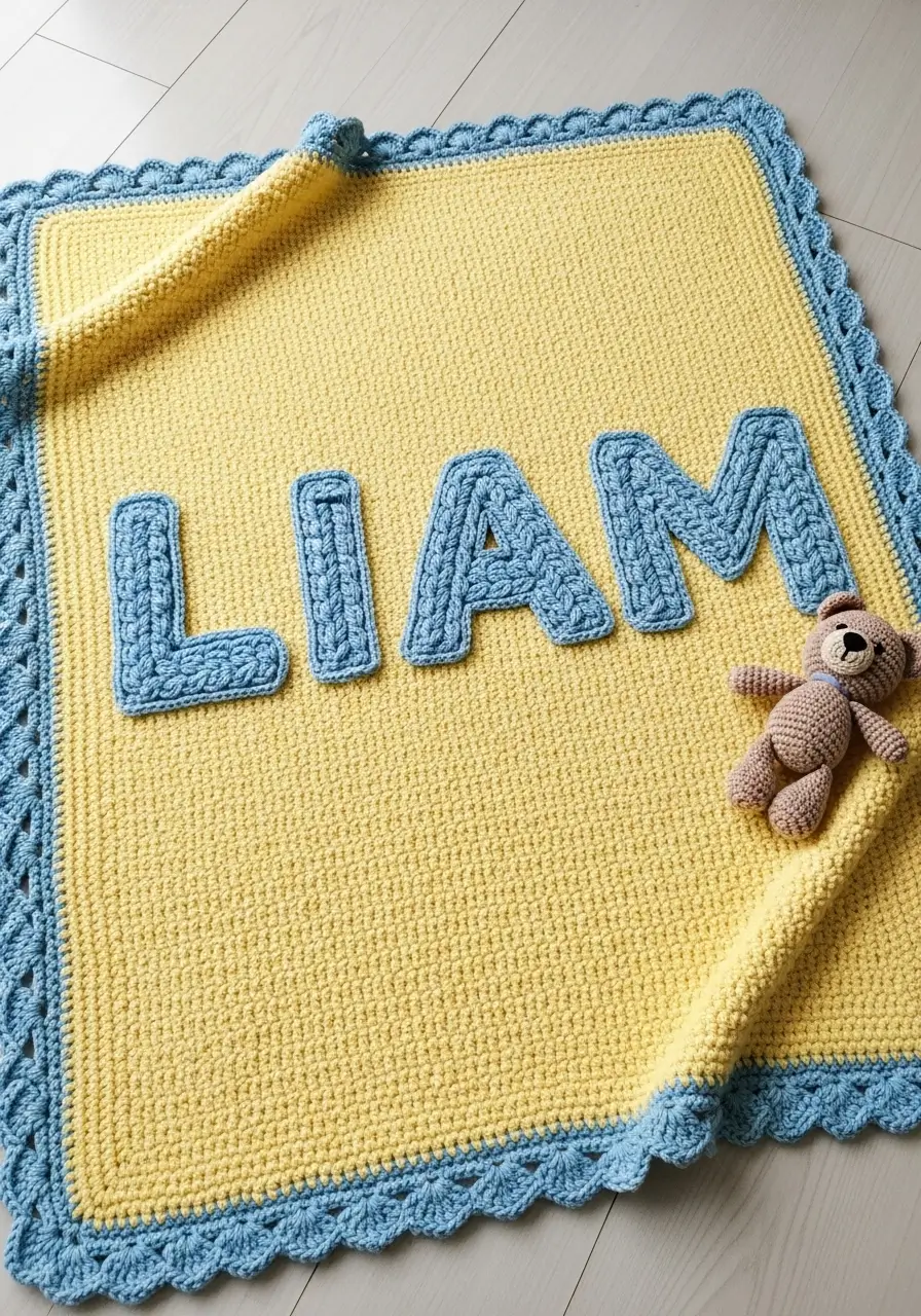 Personalized Name Blanket