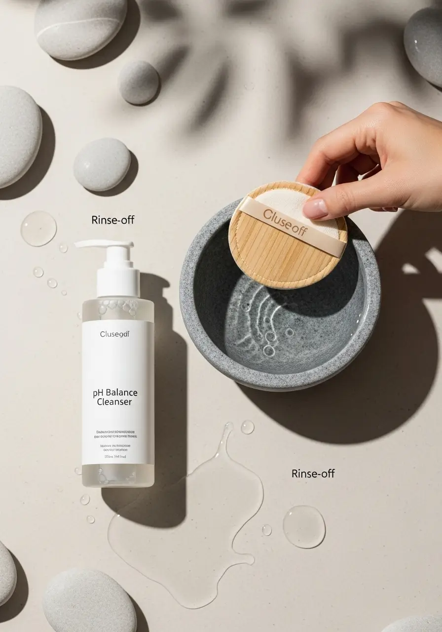 Right pH and rinse-off