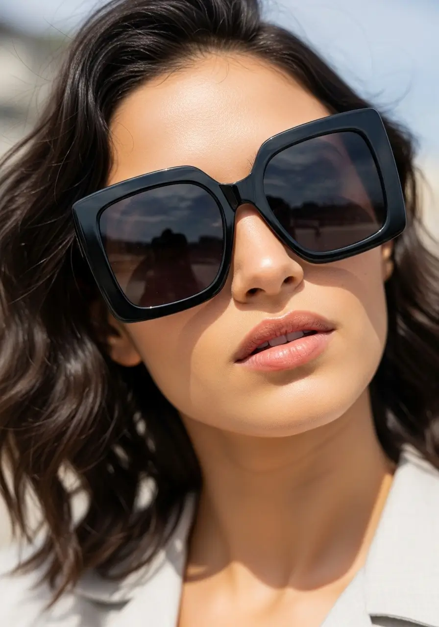 The Bold Black Acetate Square