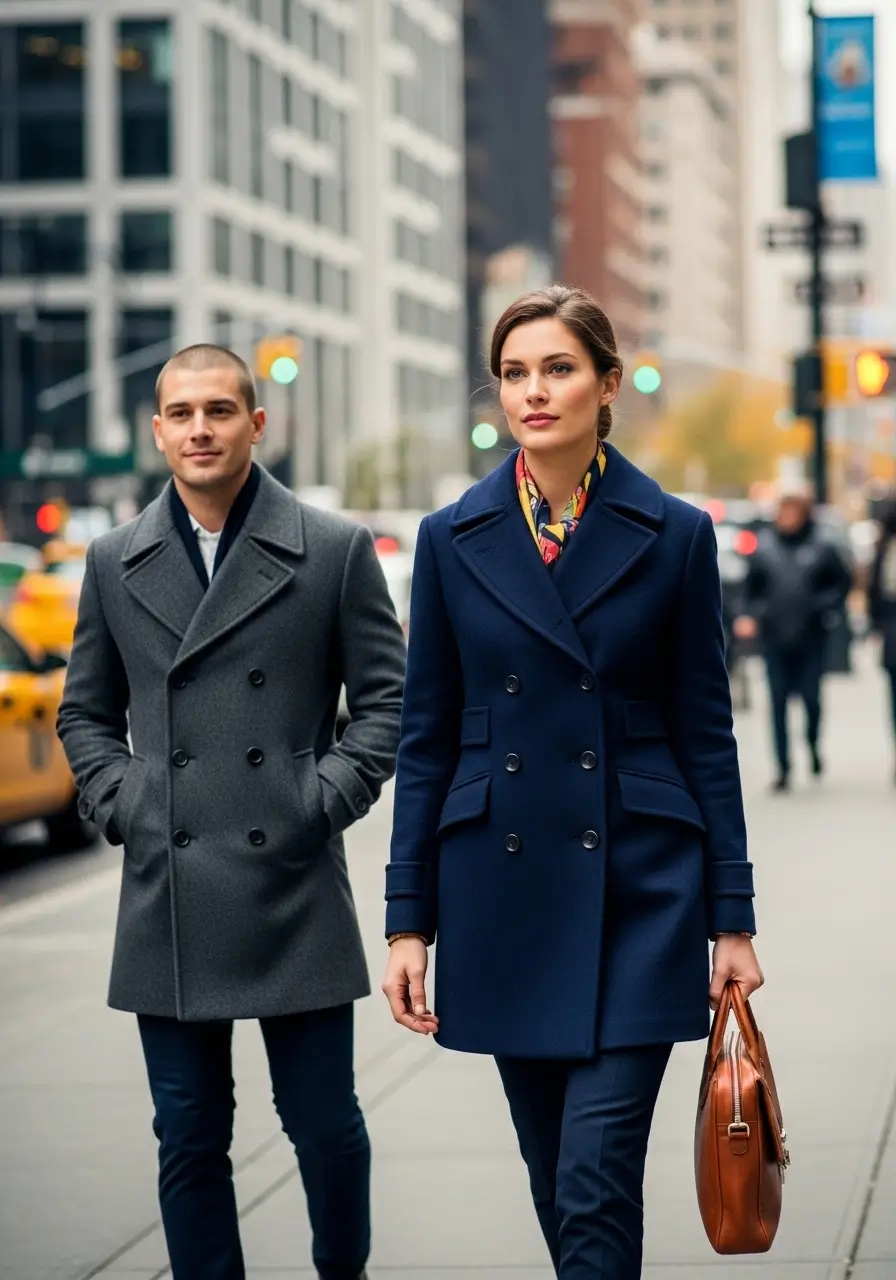 The Double-Breasted Peacoat